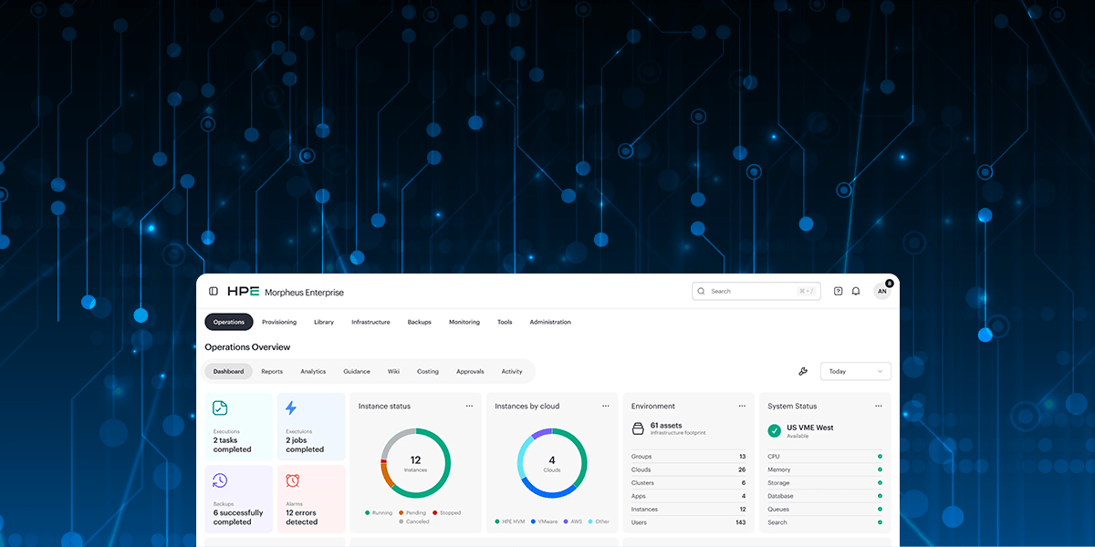 HPE Morpheus Enterprise Software